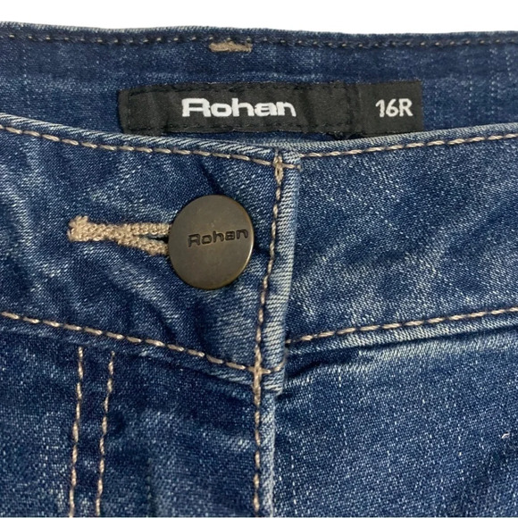 Rohan Women’s Straight Leg Blue Jeans Sun Protective Clothing UPF 40+ Size 16R - Picture 6 of 14